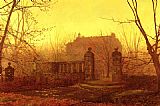 John Atkinson Grimshaw Famous Paintings - Autumn Morning